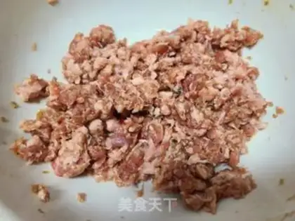 Make Sour pork buns step 1