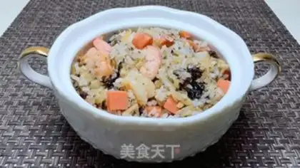Make Ham shrimp veggie rice step 13