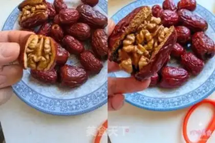 Make Red dates and walnuts step 6
