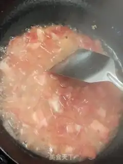 Make Tomato fried eggs step 11