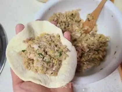 Make Sour pork buns step 9