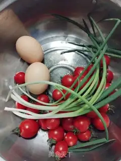 Make Tomato eggnog noodles step 0