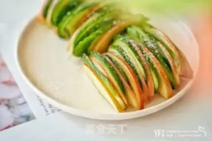Make cucumbers and apples step 5