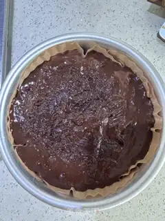 Make Strawberry lava chocolate cake step 7