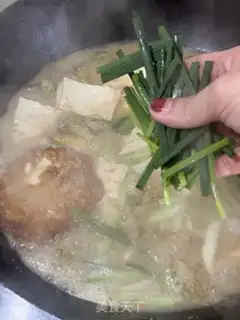 Make Eggs, tofu, yellowfish step 13