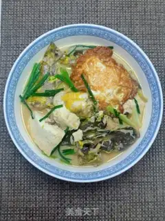 Make Eggs, tofu, yellowfish step 14
