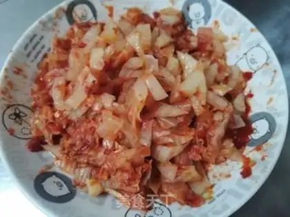 Make Hot cabbage and rice step 4
