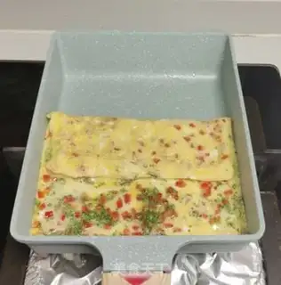 Make Vegetable fried eggs step 3
