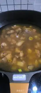 Make Chicken soup spinach noodles step 2