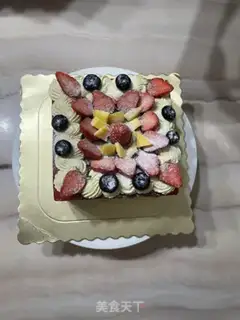 Make French strawberry cake step 26
