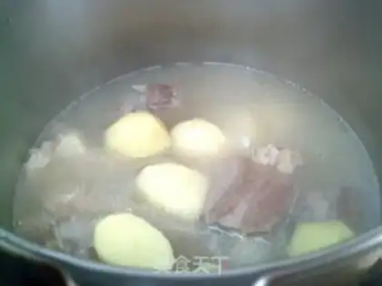 Make Potato broccoli bone soup step 8