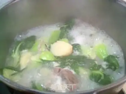 Make Potato broccoli bone soup step 11
