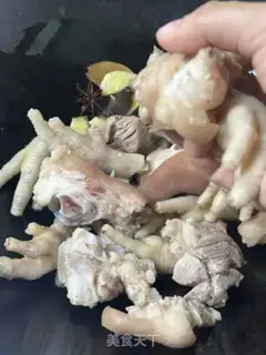 Make Pig feet, chicken claws step 4