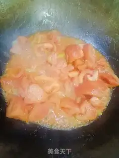 Make Tomato fried eggs step 6
