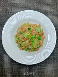 Make Eggs and meat and rice step 10