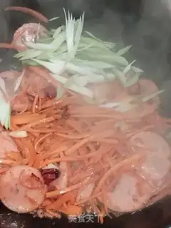 Make Carrot beef sausage step 8