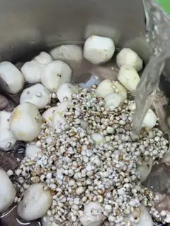 Make Horseshoe rice soup step 5