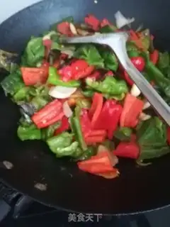 Make Dry green pepper step 5
