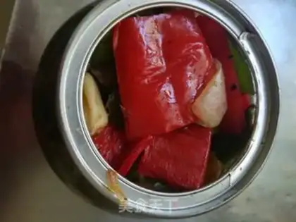 Make Dry green pepper step 6