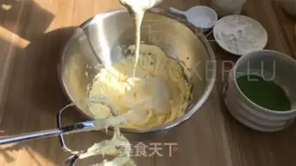 Make Tea and three-colour cookies step 2