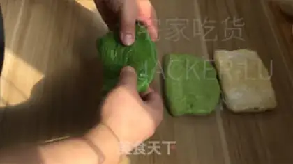 Make Tea and three-colour cookies step 11