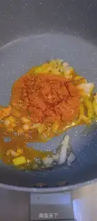 Make Crab butter tofu step 2