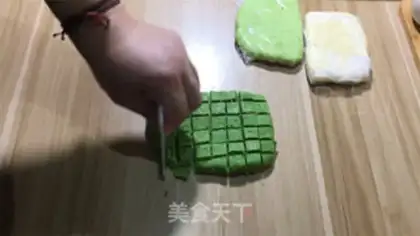 Make Tea and three-colour cookies step 13