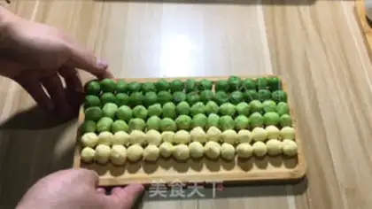 Make Tea and three-colour cookies step 14