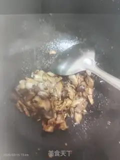 Make Mushroom fried meat step 3