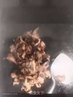 Make Mushroom fried meat step 6