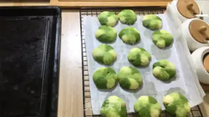Make Tea and three-colour cookies step 20