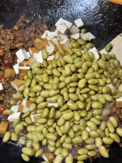 Make Scrambled beans step 11