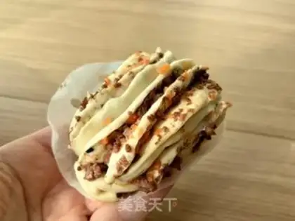 Make Carrot beef rolls step 9