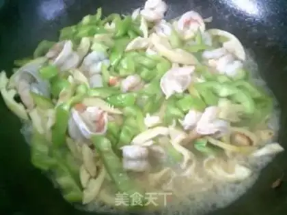 Make Cream pepper and shrimp step 7
