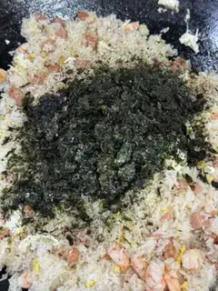 Make Lunch prawn veggie rice step 9