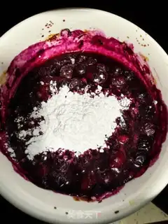 Make The air fryer makes blueberry jam step 1