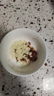 Make Chan Jelly spinach peanut rice step 4