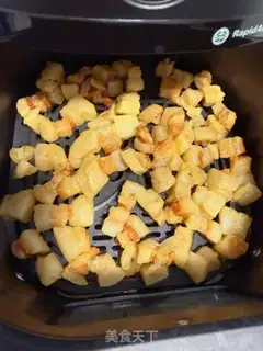 Make Air frying pans of pig oil step 1