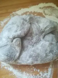 Make A pecan roll step 2