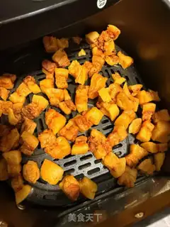 Make Air frying pans of pig oil step 2