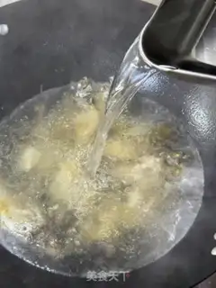 Make Mud fish congee step 2