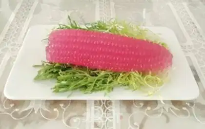 Make Creative corn leather step 7