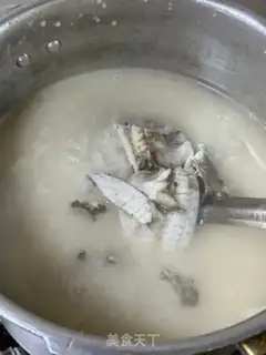 Make Mud fish congee step 10
