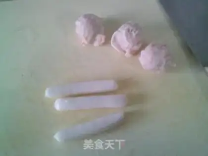 Make Lobster-flavored cod eggs step 1