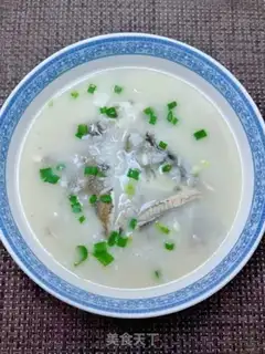 Make Mud fish congee step 11