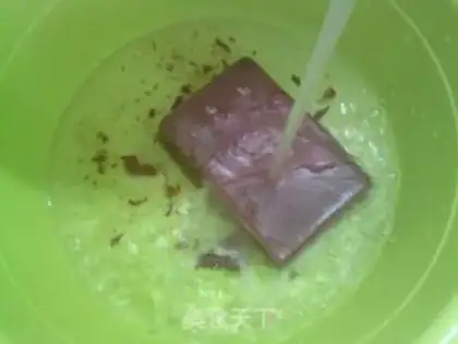 Make The taro on the onion makes duck blood step 3