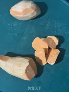 Make The sweet potato silver spoon step 1