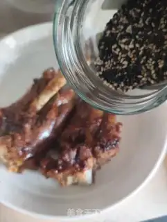 Make Mongol roasted lamb calf step 6