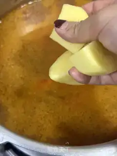 Make Tomato potato tailbone soup step 12
