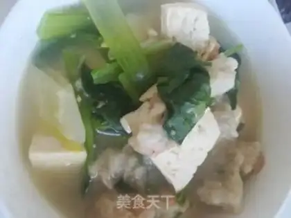 Make Tofu soup step 14